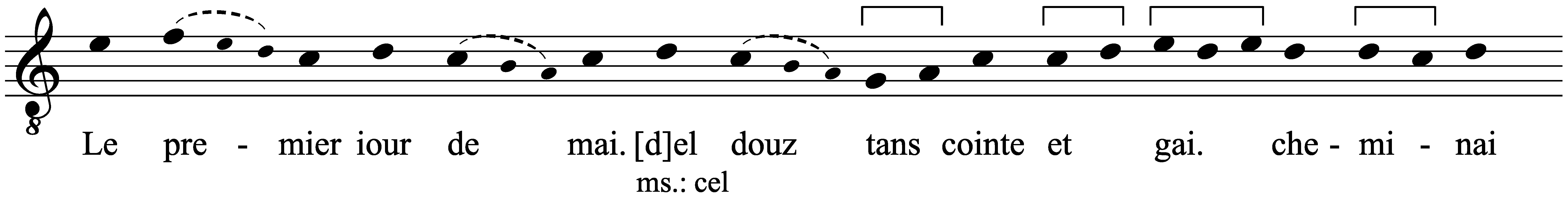 Work musical notation